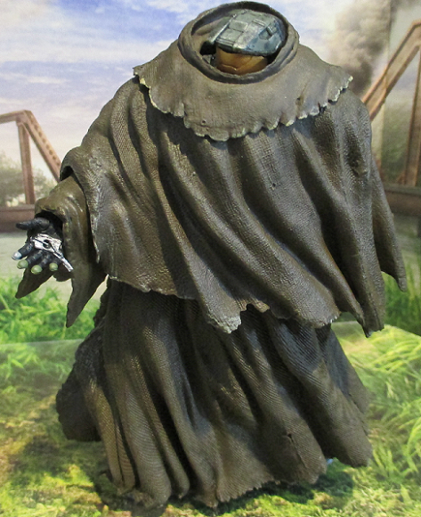 master chief in a cloak